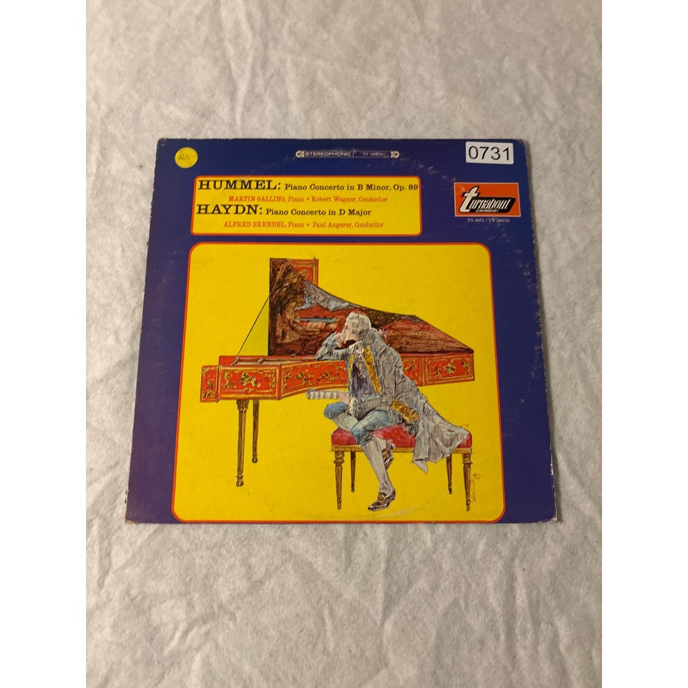 Turnabout Hummel Haydn Piano Concertos Vinyl LP Blue Good Classical 0731